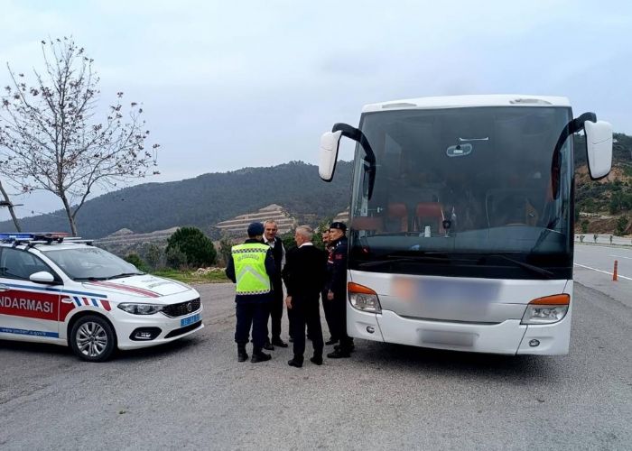 Mersin’de Servis Ve Otobslere Sk Denetim