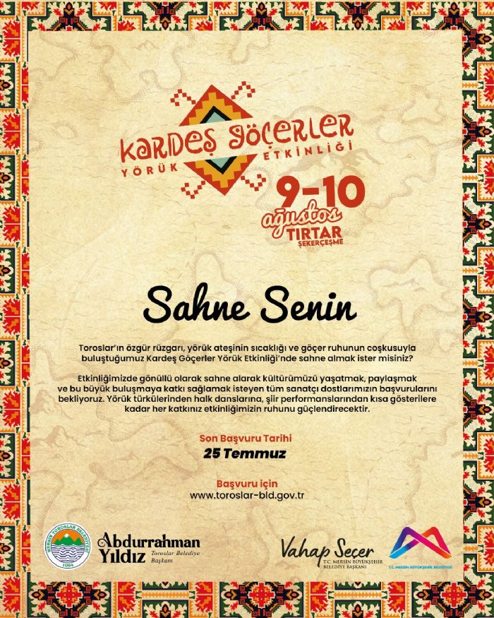 Toroslarda Karde Gerler Yrk Etkinlii’ne Geri Saym Balad