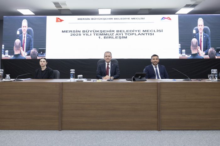 Mersin Bykehir Belediye Meclisinin Temmuz Ay 1. Birleimi Gerekletirildi