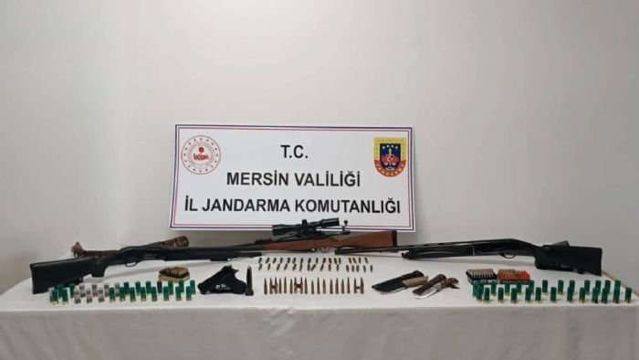 Mersin’de Silah Kaakl Operasyonu: 1 Gzalt