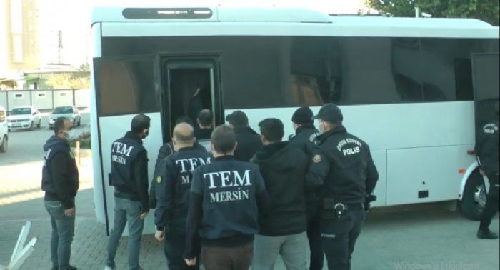 Mersinde DEA yesi 4 kii tutukland
