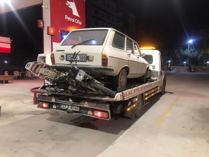 Mersinde trafik kazas:3 yaral