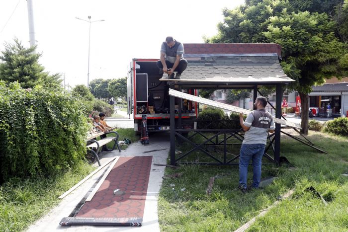 Akdenizin parklar yenileniyor