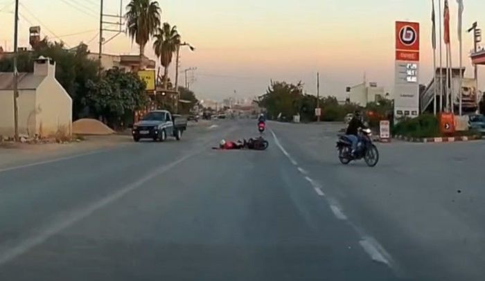 Mersin Erdemlide ki Motosiklet Kaza Yapt