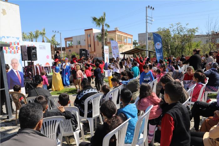 Akdeniz Belediyesinden Deprem Maduru ocuklar in zel Etkinlik