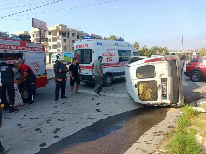 Cip ile arpan hafif ticari ara devrildi: 1 yaral