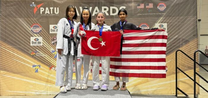 ABD’de Taekwondo ampiyonasnda Mersin Rzgar: Altn Madalya Zaferi